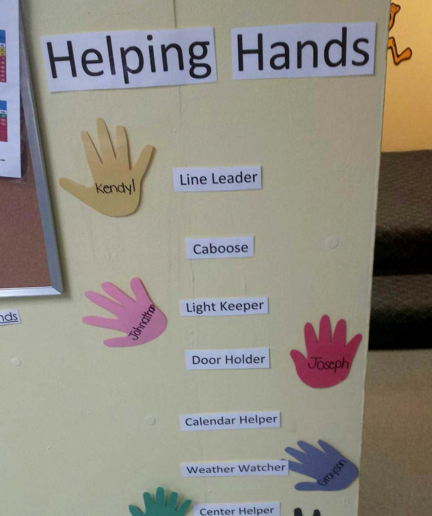 Little helping hands!